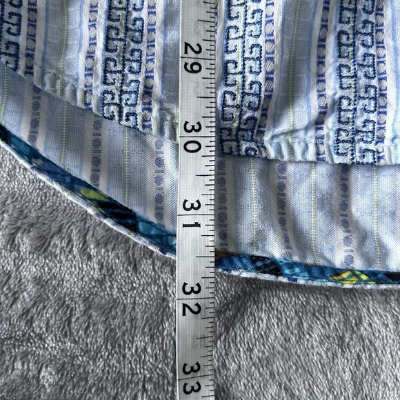 Robert Graham Mens Size XL Flip Cuff Mosaic Aztec Stripe Long Sleeve Shirt - Picture 11 of 11